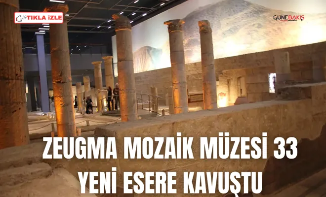 Zeugma Mozaik Müzesi 33 yeni esere kavuştu