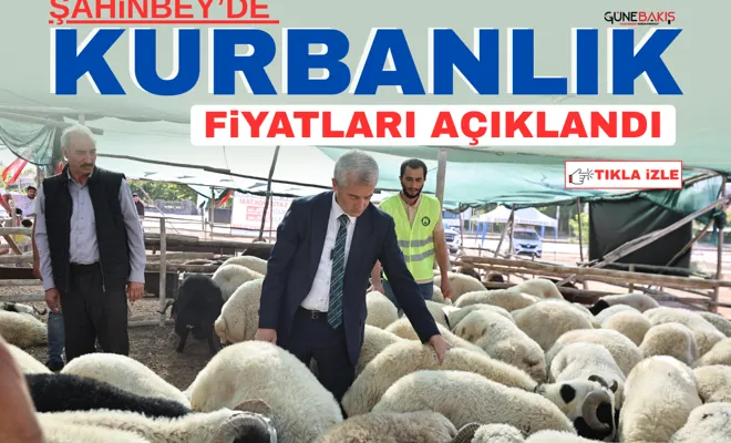 Başkan Tahmazoğlu kurban fiyatlarını açıkladı