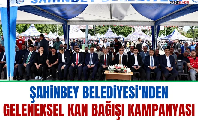 Şahinbey Belediyesi’nden Geleneksel Kan Bağışı kampanyası