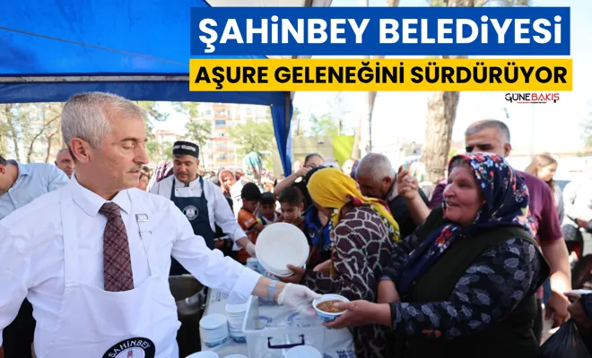 Şahinbey Belediyesi aşure geleneğini sürdürüyor