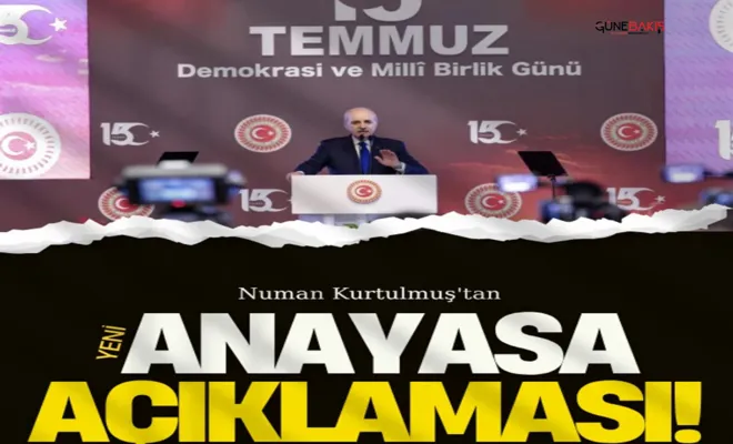 Numan Kurtulmuş'tan anayasa açıklaması!
