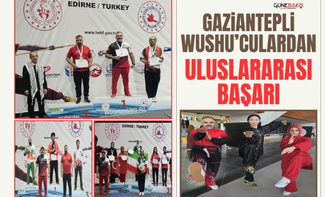 Gaziantepli Wushu’culardan uluslararası başarı