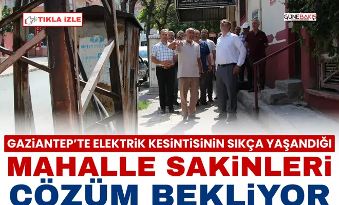 Elektrik kesintisinin sıkça yaşandığı mahalle sakinleri çözüm bekliyor