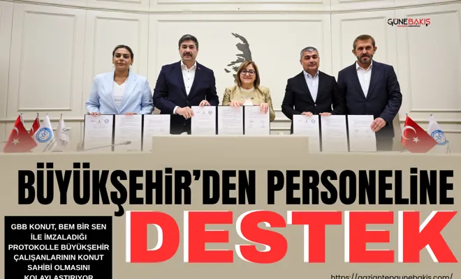 Büyükşehir’den personeline destek
