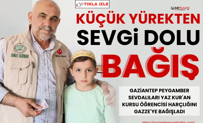 Küçük yürekten sevgi dolu bağış