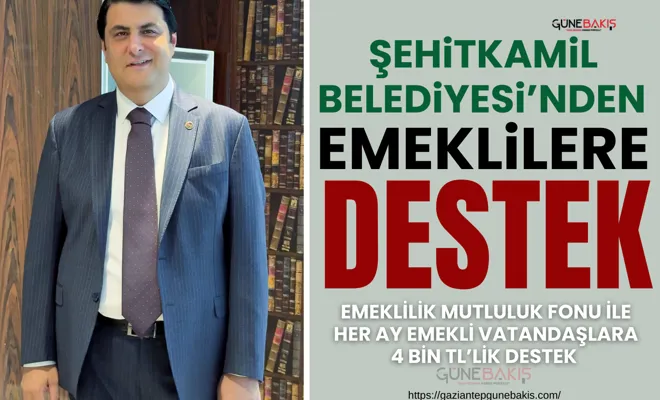 Şehitkamil Belediyesi’nden emeklilere destek