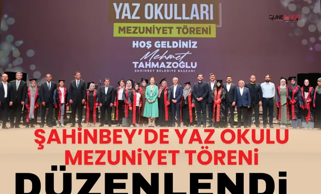 Şahinbey’de yaz okulu mezuniyet töreni düzenlendi