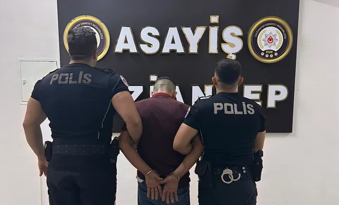 Gaziantep’te 20 Yıl 8 Ay Hapis Cezası Bulunan Hükümlü Yakalandı