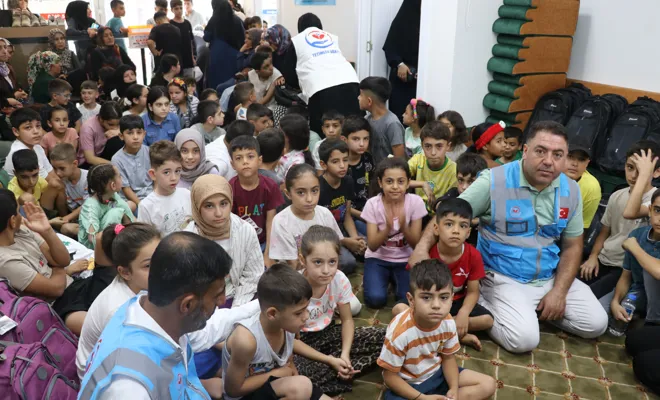 Gaziantep’te Yetimler Vakfı’ndan 150’yi aşkın yetim öğrenciye kırtasiye desteği