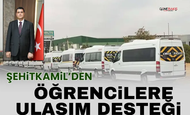 Şehitkamil’den öğrencilere ulaşım desteği