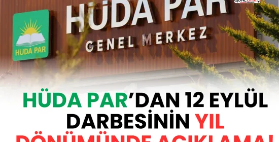 HÜDA PAR Genel Başkanı Yapıcıoğlu: Anayasa, toplumla ve toplumun değerleriyle çatışmamalı