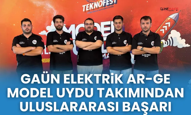 GAÜN elektrik Ar-Ge Model Uydu takımından uluslararası başarı