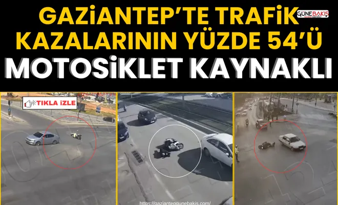 Gaziantep’te trafik kazalarının yüzde 54’ü motosiklet kaynaklı