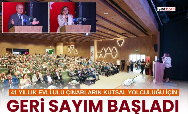 41 yıllık evli ulu çınarların kutsal yolculuğu için geri sayım başladı