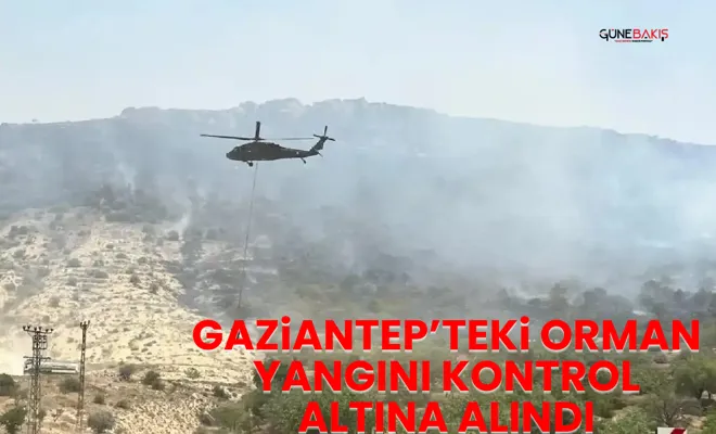 Gaziantep’teki orman yangını kontrol altına alındı