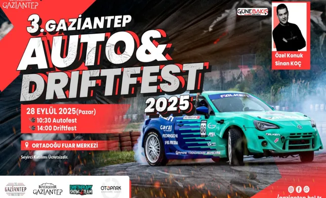 Gaziantep’te Auto ve Drift Fest 2025 heyecanı başlıyor