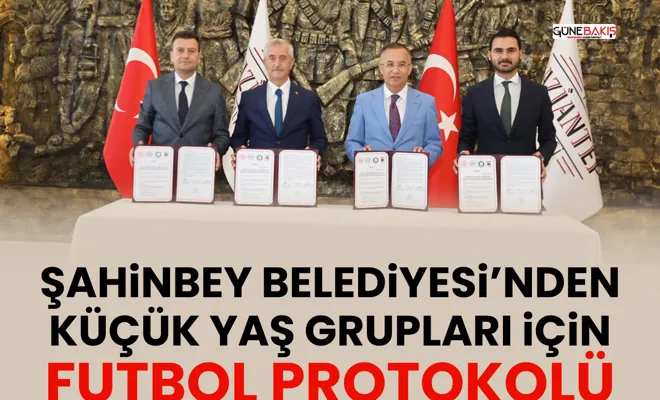 Şahinbey Belediyesi’nden küçük yaş grupları için futbol protokolü