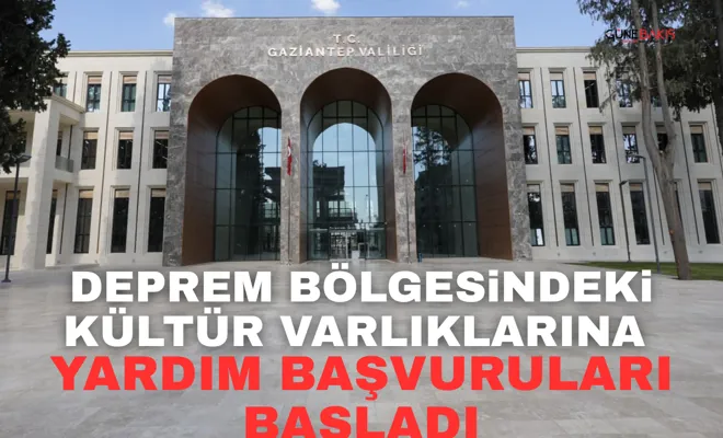 Deprem Bölgesindeki Kültür Varlıklarına yardım başvuruları başladı