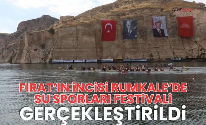 Fırat’ın incisi Rumkale’de Su Sporları Festivali gerçekleştirildi