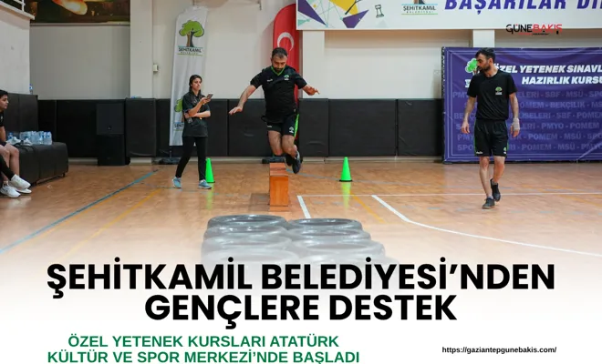 Şehitkamil Belediyesi’nden gençlere destek