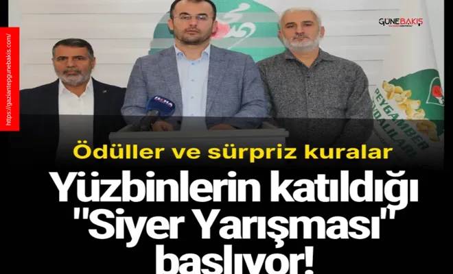 Yüzbinlerin katıldığı "Siyer Yarışması" başlıyor!