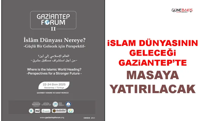 İslam Dünyasının Geleceği Gaziantep’te masaya yatırılacak