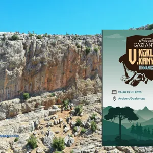 Gaziantep Büyükşehir Köklüce Kanyonu Tırmanış Şenliği tamamlandı