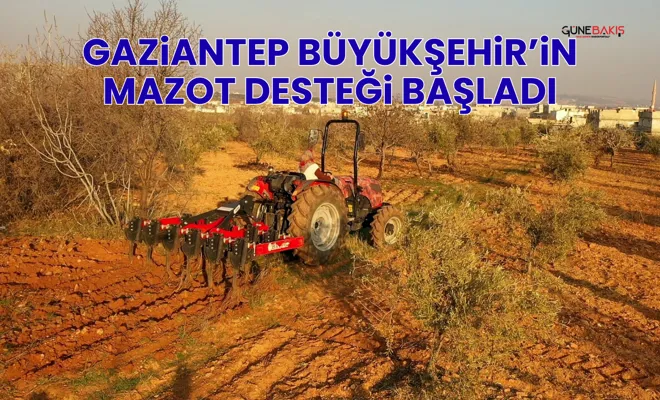 Gaziantep Büyükşehir’in mazot desteği başladı