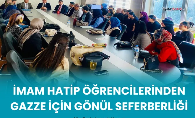 İmam hatip öğrencilerinden Gazze için gönül seferberliği