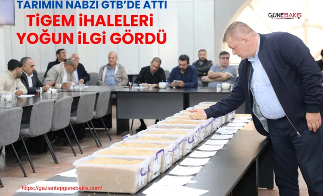 Tarımın nabzı GTB’de attı: TİGEM ihaleleri yoğun ilgi gördü