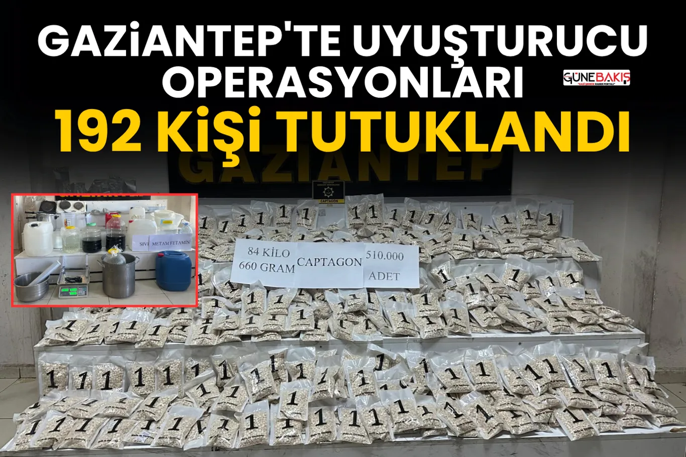 Gaziantep'te farklı suçlardan 16 kişi yakalandı