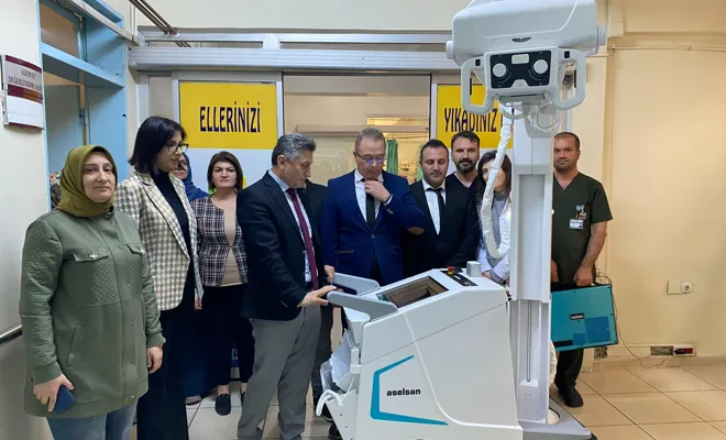 Yerli ve Milli Mobil Dijital Röntgen Cihazı Gaziantep’te Hizmete Başladı