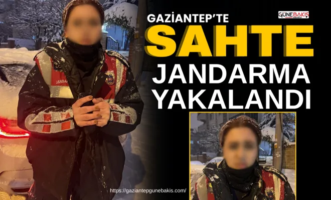 Gaziantep’te sahte jandarma yakalandı