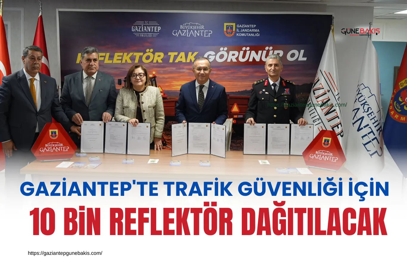 Gaziantep’te trafik denetimi: 775 sürücüye 964 bin TL ceza