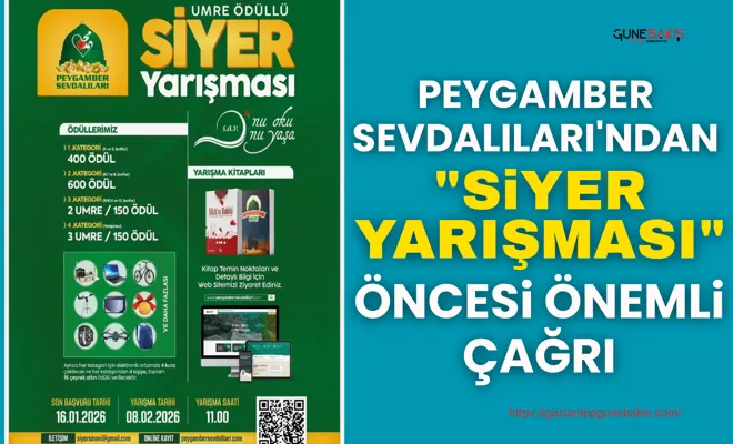 Peygamber Sevdalıları'ndan "Siyer Yarışması" öncesi önemli çağrı