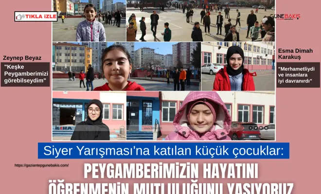 Siyer Yarışması'na katılan küçük çocuklar: Peygamberimizin hayatını öğrenmenin mutluluğunu yaşıyoruz