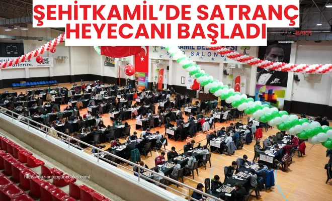 Şehitkamil’de satranç heyecanı başladı