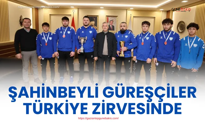 Şahinbeyli güreşçiler Türkiye zirvesinde