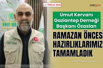 Gaziantep Umut Kervanı Ramazanda binden fazla aileye ulaştı