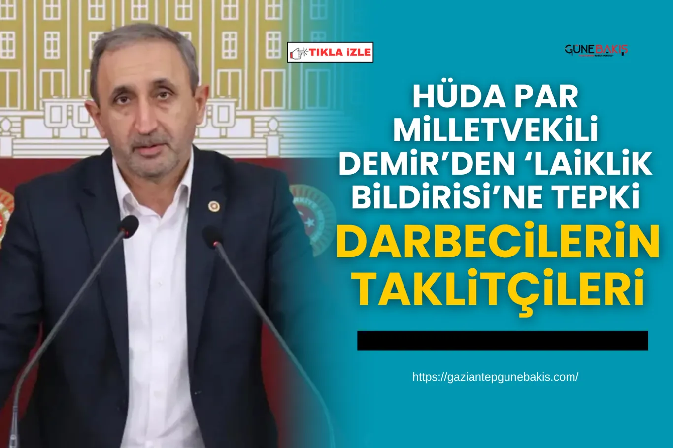 Hür Gençlik Gaziantep'te trafikteki vatandaşlara hurma ve su ikram etti