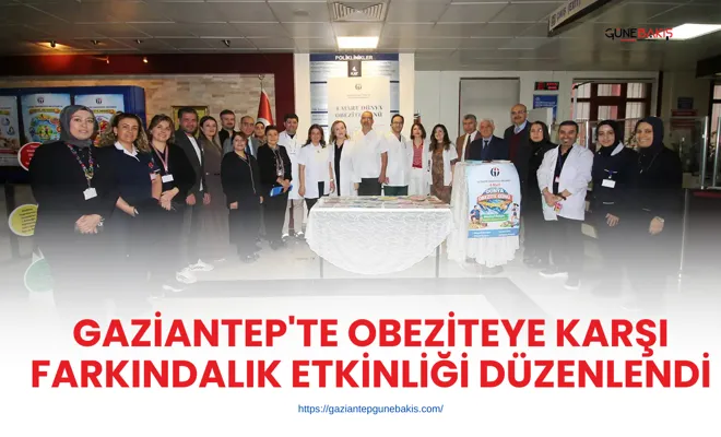 Gaziantep'te obeziteye karşı farkındalık etkinliği düzenlendi