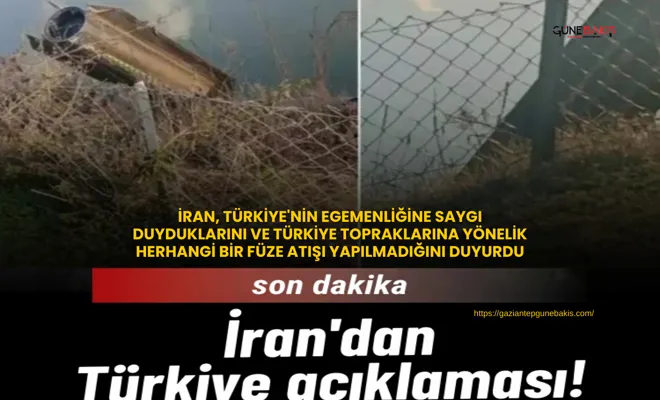 İran'dan son dakika 'Türkiye' açıklaması!