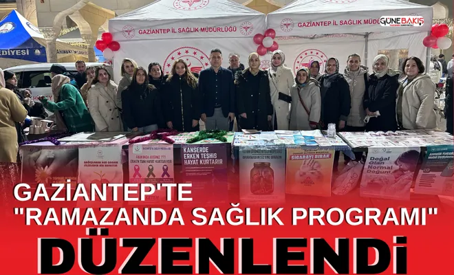 Gaziantep'te "Ramazanda Sağlık Programı" düzenlendi