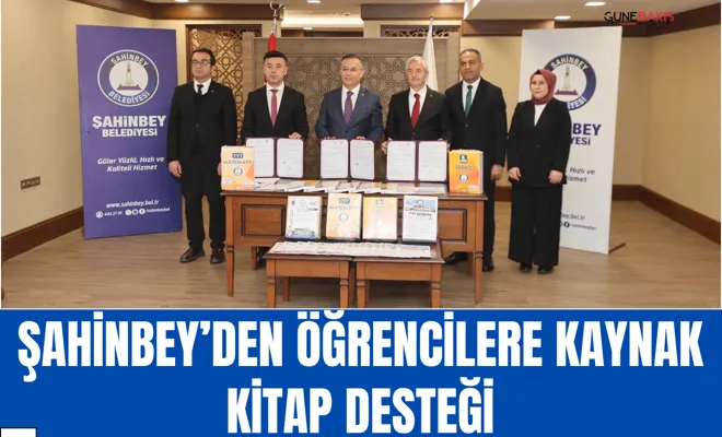Şahinbey’den öğrencilere kaynak kitap desteği