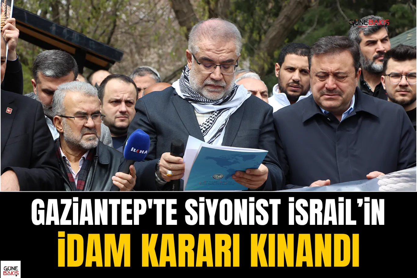 Gaziantep'te binler siyonist işgalcilerin idam kararına karşı yürüdü