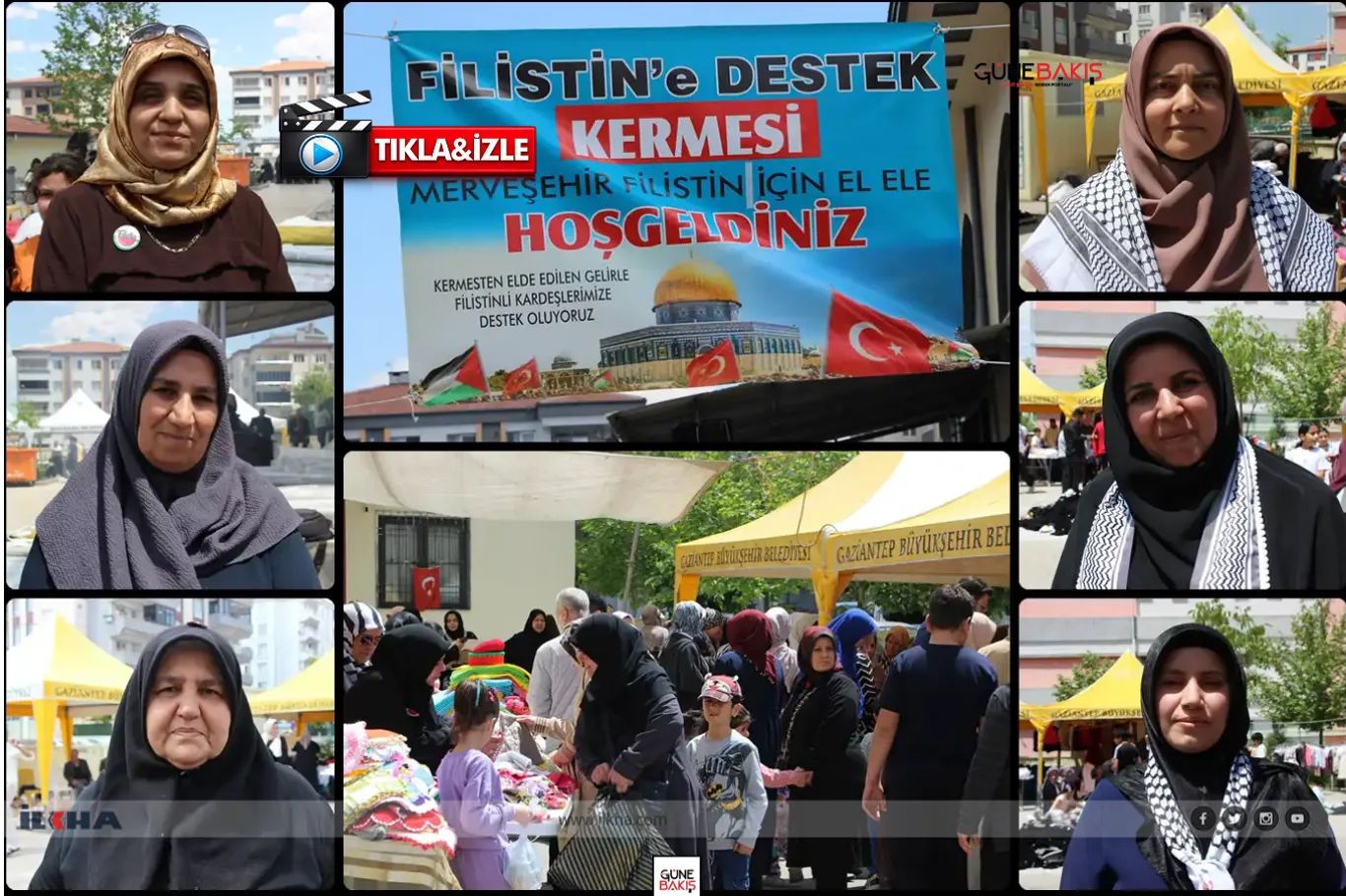 Gaziantep'te "Gençlik ve Gazze" temalı bahar etkinliği düzenledi