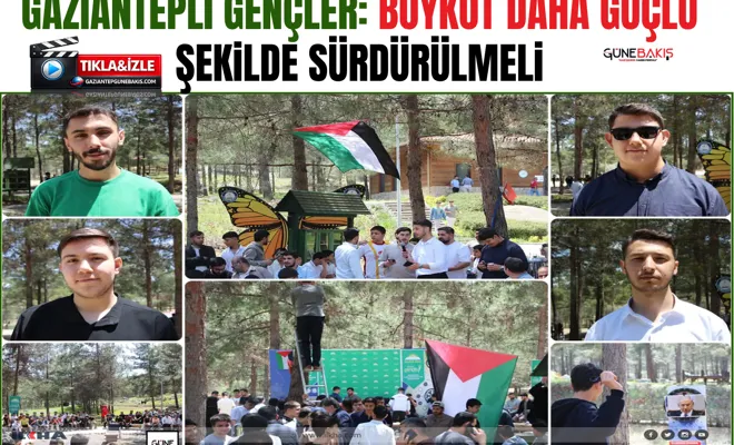 Gaziantepli gençler: Boykot daha güçlü şekilde sürdürülmeli