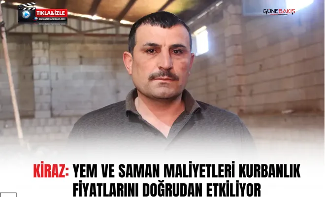 Kiraz: Yem ve saman maliyetleri kurbanlık fiyatlarını doğrudan etkiliyor