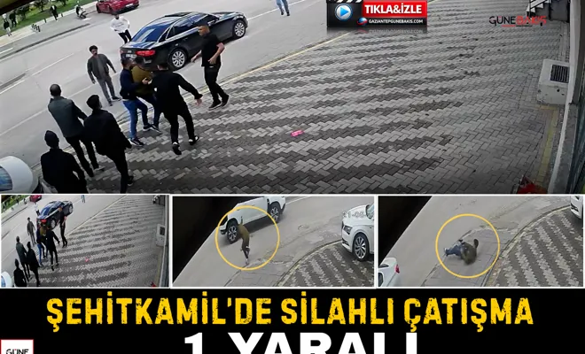 Şehitkamil’de silahlı çatışma: 1 yaralı