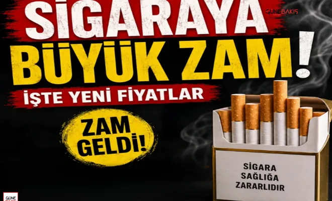 Sigaraya büyük zam geldi